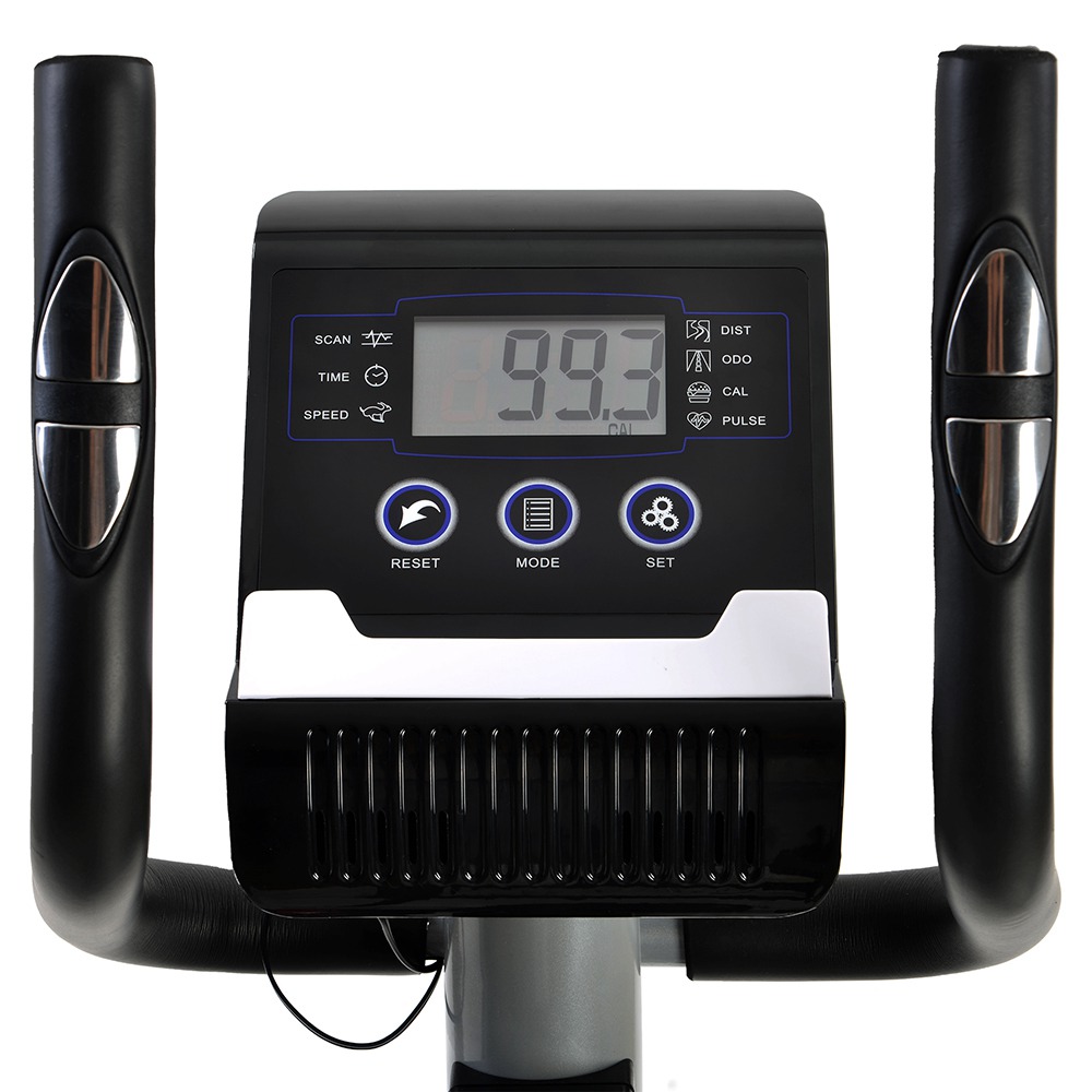 Merax Cross Portable Trainer Elliptical with LCD Display Equipment Stand For Home Exercises 8 Levels - Silver Merax Cross Portable Trainer Elliptical With LCD Display Equipment Stand For Home Exercises 8 Levels - Silver -rockbros-shop Merax Cross Portable Trainer Elliptical with LCD Display 426386 3 1