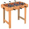 Mini Football Table 69x37x62 Cm Maple