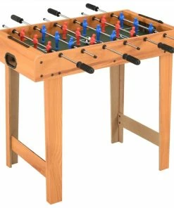 Mini Football Table 69x37x62 Cm Maple