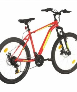 Mountain Bike 21 Speed 27.5 Inch Wheel 42 Cm Red -rockbros-shop Mountain Bike 21 Speed 27 5 inch Wheel 42 cm Red 457662 2