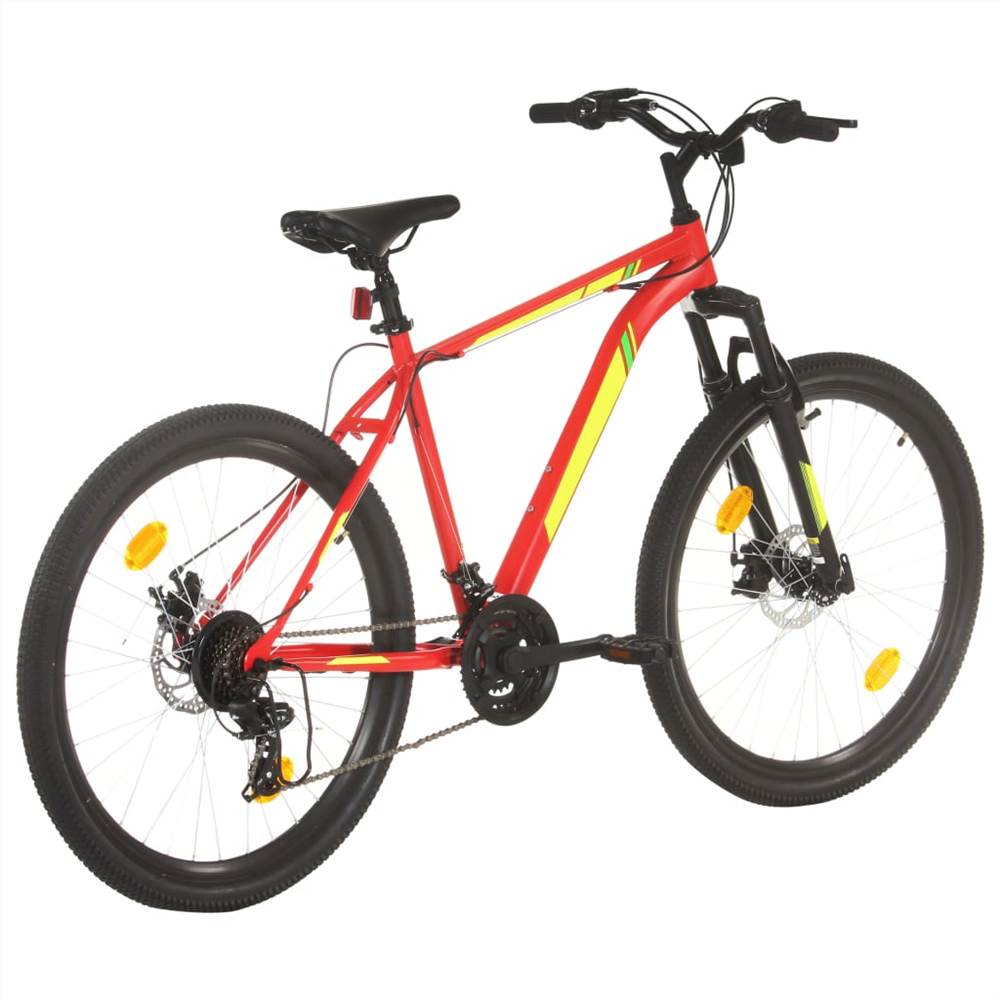 Mountain Bike 21 Speed 27.5 inch Wheel 42 cm Red Mountain Bike 21 Speed 27.5 Inch Wheel 42 Cm Red -rockbros-shop Mountain Bike 21 Speed 27 5 inch Wheel 42 cm Red 457662 2
