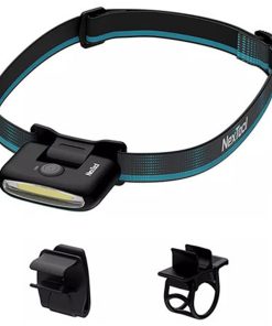 Nextool Portable Multi-function Headlight With Biking Holder 170 Lumens Four Modes Adjustable Angle Reflective Headband 640 MAh Battery IPX4 Waterproof For Running / Camping / Cycling From Xiaomi Youpin - Black
