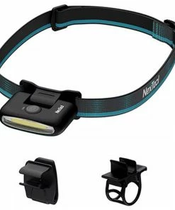 Nextool Portable Multi-function Headlight With Biking Holder 170 Lumens Four Modes Adjustable Angle Reflective Headband 640 MAh Battery IPX4 Waterproof For Running / Camping / Cycling From Xiaomi Youpin - Black