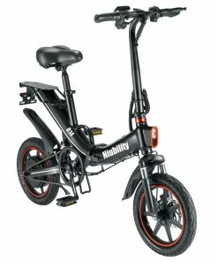 Niubility B14 Electric Moped Folding Bike 14 Inch 400W Motor 48V 15Ah Battery Up To 100KM Mileage Max 25km/h Double Disc Brake APP Control - Black -rockbros-shop Niubility B14 Folding Bike 14 inch 15Ah Battery up to 100KM 519188 2