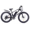 Niubility B26 Electric Bicycle 48V 12.5Ah Battery 1000W Motor 35km/h Max Speed 26'' Tires Mountain Bike Black -rockbros-shop Niubility B26 Electric Bicycle 48V 12 5Ah Battery 1000W Motor Black 501427 0