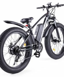 Niubility B26 Electric Bicycle 48V 12.5Ah Battery 1000W Motor 35km/h Max Speed 26'' Tires Mountain Bike Black -rockbros-shop Niubility B26 Electric Bicycle 48V 12 5Ah Battery 1000W Motor Black 501427 2