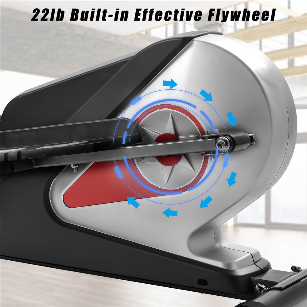 Home Use Elliptical Machine Trainer Magnetic Smooth Quiet Driven 8 Levels of Magnetic Resistance with LCD Monitor - Black Home Use Elliptical Machine Trainer Magnetic Smooth Quiet Driven 8 Levels Of Magnetic Resistance With LCD Monitor - Black -rockbros-shop Not allowed to sell to Walmart Elliptical Machine Trainer Magnetic Smooth Quiet Driven with LCD Monitor Home Use 455311 3