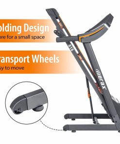 Merax Newest 2.25HP Electric Folding Treadmill Motorized Running Machine With Cushion Adjustable Incline Level Large Display - Black -rockbros-shop Not allowed to sell to Walmart Merax New 2 25HP ElectricTreadmill Folding Motorized Running Machine w Cushion 455332 2