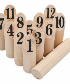 Number Kubb Game Set Wood -rockbros-shop Number Kubb Game Set Wood 427462 2