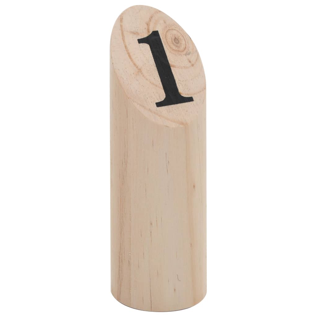 Number Kubb Game Set Wood Number Kubb Game Set Wood -rockbros-shop Number Kubb Game Set Wood 427462 4