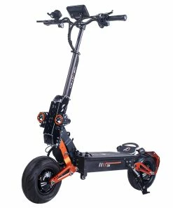 OBARTER D5 Electric Scooter 12 Inch Vacuum Tire 2*2500W Dual Motor Max Speed 60-70Km/h Removable 48V 35Ah Battery For 60-120km Super Range Removable Tire Double Oil Brakes Front&Rear Hydraulic Suspension 150KG Max Load
