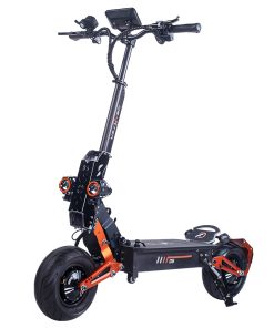 OBARTER D5 Electric Scooter 12 Inch Vacuum Tire 2*2500W Dual Motor Max Speed 60-70Km/h Removable 48V 35Ah Battery For 60-120km Super Range Removable Tire Double Oil Brakes Front&Rear Hydraulic Suspension 150KG Max Load