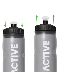 OOLACTIVE 20oz Bike Water Bottle Cycling Squeeze Bottle 600ml - Grey -rockbros-shop OOLACTIVE 24oz Bike Water Bottle Cycling Squeeze Bottle 513540 5