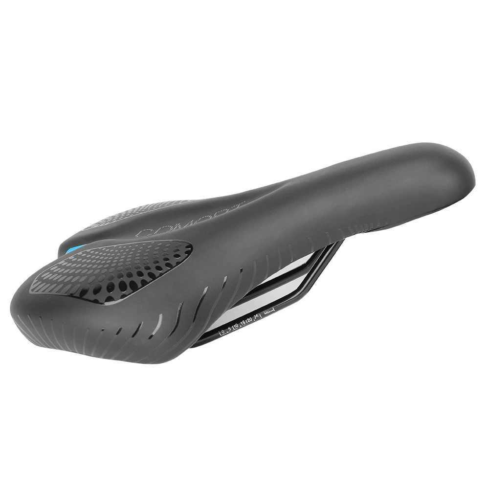 OOLACTIVE Bicycle Saddle Bike Seat Black & Blue 4 OOLACTIVE Bicycle Saddle Bike Seat Black & Blue - Image 2