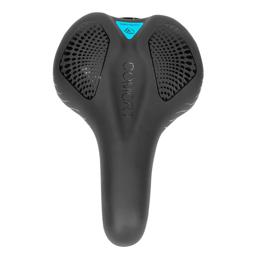 OOLACTIVE Bicycle Saddle Bike Seat Black & Blue 5 OOLACTIVE Bicycle Saddle Bike Seat Black & Blue - Image 3