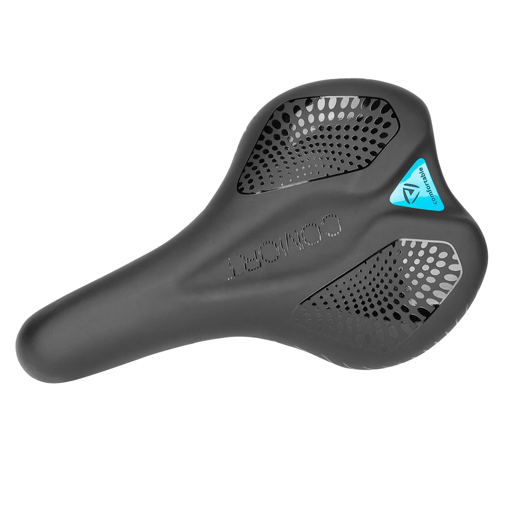 OOLACTIVE Bicycle Saddle Bike Seat Black & Blue 6 OOLACTIVE Bicycle Saddle Bike Seat Black & Blue - Image 4