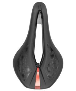 OOLACTIVE Bike Saddle Bicycle Seat Black & Red