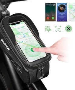 OOLACTIVE LF-0402 Bike Phone Front Frame Bag Bicycle Phone Mount Top Tube Bag Compatible Phone 4.7-6.5 Inch -rockbros-shop OOLACTIVE LF 0402 Bike Phone Front Frame Bag 4 7 6 5 Inch 517277 1