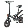 OUXI V1 Electric Bike 12 Inch Tires 350W Motor 36V 7.8Ah Battery 30Km Range 25Km/h Max Speed 150kg Max Load - Black -rockbros-shop OUXI V1 Electric Bike 350W Motor 36V 7 8Ah Battery Black 507191 0