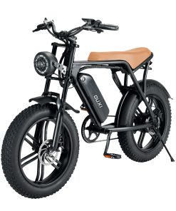 OUXI V8 Electric Bike 20*4.0 Inch Fat Tires 750W Motor 50Km/h Max Speed 48V 15Ah Battery Retro Ebike Max Load 150kg Dual Disc Brake Shimano 7-Speed Gear -rockbros-shop OUXI V8 Electric Bike 15Ah Battery 750W Motor 516263 2
