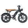 OUXI V8 Electric Bike 20*4.0 Inch Fat Tires 750W Motor 50Km/h Max Speed 48V 15Ah Battery Retro Ebike Max Load 150kg Dual Disc Brake Shimano 7-Speed Gear -rockbros-shop OUXI V8 Electric Bike 15Ah Battery 750W Motor 516334 0