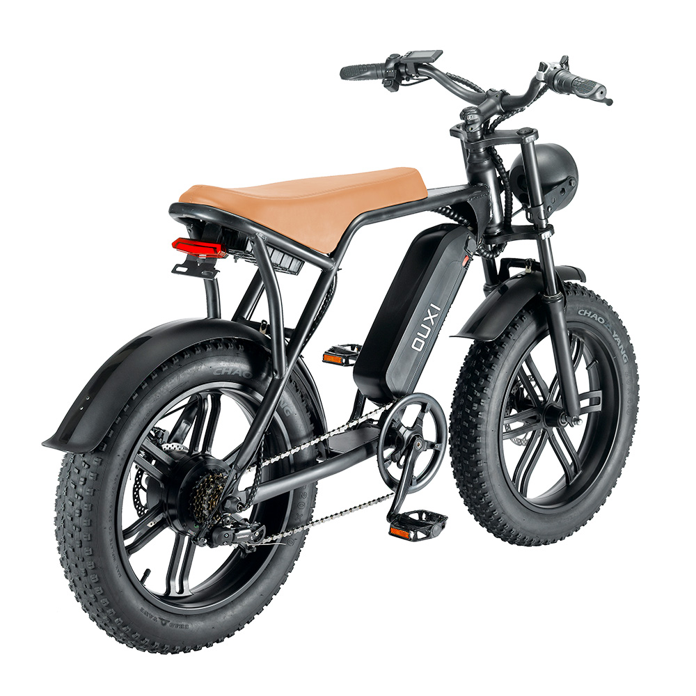 OUXI V8 Electric Bike 20*4.0 Inch Fat Tires 750W Motor 50Km/h Max Speed 48V 15Ah Battery Retro Ebike Max Load 150kg Dual Disc Brake Shimano 7-Speed Gear OUXI V8 Electric Bike 20*4.0 Inch Fat Tires 750W Motor 50Km/h Max Speed 48V 15Ah Battery Retro Ebike Max Load 150kg Dual Disc Brake Shimano 7-Speed Gear -rockbros-shop OUXI V8 Electric Bike 15Ah Battery 750W Motor 516334 3