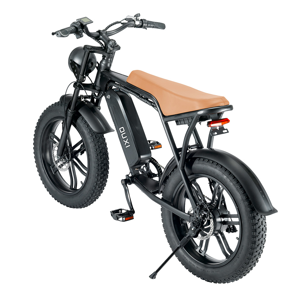 OUXI V8 Electric Bike 20*4.0 Inch Fat Tires 750W Motor 50Km/h Max Speed 48V 15Ah Battery Retro Ebike Max Load 150kg Dual Disc Brake Shimano 7-Speed Gear OUXI V8 Electric Bike 20*4.0 Inch Fat Tires 750W Motor 50Km/h Max Speed 48V 15Ah Battery Retro Ebike Max Load 150kg Dual Disc Brake Shimano 7-Speed Gear -rockbros-shop OUXI V8 Electric Bike 15Ah Battery 750W Motor 516334 4