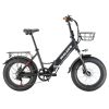 Philodo Bikes PHILODO H4 Foldable Step-Thru Fat Bike 20 Inch 48V 13Ah Removable Battery 250W Motor 25km/h Dual Brakes - Black 1 Philodo Bikes PHILODO H4 Foldable Step-Thru Fat Bike 20 Inch 48V 13Ah Removable Battery 250W Motor 25km/h Dual Brakes - Black -rockbros-shop PHILODO H4 Foldable Step Thru Fat Bike 20 Inch Black 507613 0