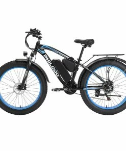 Philodo Bikes PHILODO H7 2.0 Electric Mountain Bike 26*4.0 Inch Fat Tires 48V 13Ah 1000W High-speed Motor 50Km/h Max Speed 65KM Range Removable Battery 21 Speed Gear All Terrain Fat Bike Black & Blue 9 Philodo Bikes PHILODO H7 2.0 Electric Mountain Bike 26*4.0 Inch Fat Tires 48V 13Ah 1000W High-speed Motor 50Km/h Max Speed 65KM Range Removable Battery 21 Speed Gear All Terrain Fat Bike Black & Blue -rockbros-shop PHILODO H7 2 0 All Terrain Fat Bike 26 Inch Black Blue 519321 1