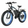 Philodo Bikes PHILODO H7 2.0 Electric Mountain Bike 26*4.0 Inch Fat Tires 48V 13Ah 1000W High-speed Motor 50Km/h Max Speed 65KM Range Removable Battery 21 Speed Gear All Terrain Fat Bike Black & Blue -rockbros-shop PHILODO H7 2 0 All Terrain Fat Bike 26 Inch Black Blue 519321 2