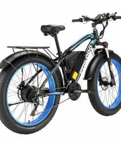 Philodo Bikes PHILODO H7 2.0 Electric Mountain Bike 26*4.0 Inch Fat Tires 48V 13Ah 1000W High-speed Motor 50Km/h Max Speed 65KM Range Removable Battery 21 Speed Gear All Terrain Fat Bike Black & Blue 11 Philodo Bikes PHILODO H7 2.0 Electric Mountain Bike 26*4.0 Inch Fat Tires 48V 13Ah 1000W High-speed Motor 50Km/h Max Speed 65KM Range Removable Battery 21 Speed Gear All Terrain Fat Bike Black & Blue -rockbros-shop PHILODO H7 2 0 All Terrain Fat Bike 26 Inch Black Blue 519321 4