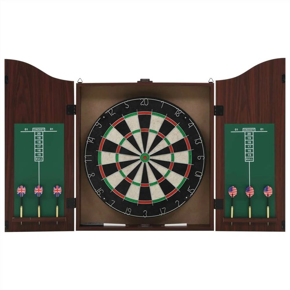 Professional Dart Set With Dartboard And Cabinet Sisal Steel 3 Professional Dart Set With Dartboard And Cabinet Sisal Steel