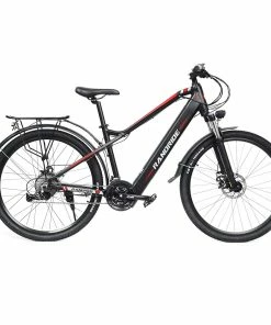 RANDRIDE Y90 Electric Bike 500W Motor 40km/h Max Speed 48V 13.6Ah Battery 90km Max Range 27.5*1.95'' Tire 150kg Load - Black