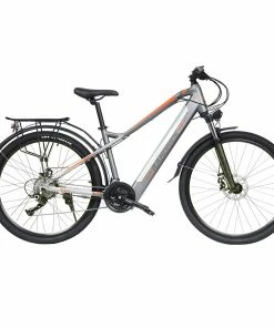 RANDRIDE Y90 Electric Bike 500W Motor 40km/h Max Speed 48V 13.6Ah Battery 90km Max Range 27.5*1.95'' Tire 150kg Load - Grey