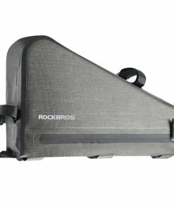 ROCKBROS AS-017 Bicycle Bag Rainproof MTB Road Frame Bag Triangle Pouch Waterproof Caulking Bag - 8L Capacity
