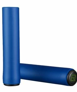 ROCKBROS Bicycle Grip MTB Silicone HandleBar Grip Anti-skid Shock-absorbing Soft Bike Grip Ultralight - Blue