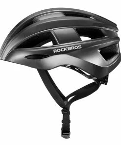 ROCKBROS Bicycle Helmet With Integrated Taillight MTB Road Cycling Helmet - Titanium