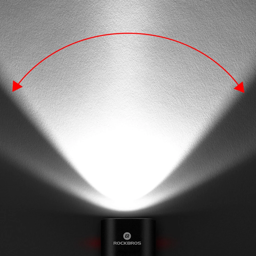 ROCKBROS Bicycle Light 400 Lumen 2000mAh Bike Headlight 3 Lightning Modes 200m Long Shot 5 ROCKBROS Bicycle Light 400 Lumen 2000mAh Bike Headlight 3 Lightning Modes 200m Long Shot - Image 3