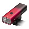 ROCKBROS Bicycle Light 600 Lumen 2600mAh Bike Headlight 5 Lightning Modes 200m Long Shot - Black And Red Gradient -rockbros-shop ROCKBROS Bicycle Light 600 Lumen 2600mAh Bike Headlight 517339 0
