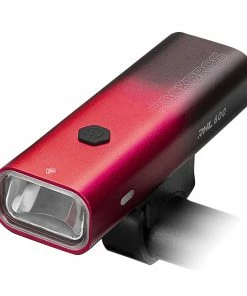 ROCKBROS Bicycle Light 600 Lumen 2600mAh Bike Headlight 5 Lightning Modes 200m Long Shot - Black And Red Gradient