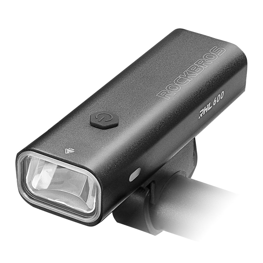 ROCKBROS Bicycle Light 600 Lumen 2600mAh Bike Headlight 5 Lightning Modes 200m Long Shot - Black ROCKBROS Bicycle Light 600 Lumen 2600mAh Bike Headlight 5 Lightning Modes 200m Long Shot - Black -rockbros-shop ROCKBROS Bicycle Light 600 Lumen 2600mAh Bike Headlight 517340 0