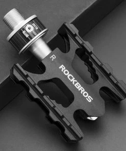 ROCKBROS Bicycle Pedals Quick Release CNC Rainproof Seal Bearing 6.1cm Widened Non-slip Chrome Molybdenum Bike Pedal -rockbros-shop ROCKBROS Bicycle Pedals Quick Release CNC Rainproof 6 1cm 517342 2