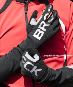 ROCKBROS Cycling Gloves Shockproof Wear Resistant Full Finger Windproof Gloves Breathable Lengthen Warm MTB Glove - XL -rockbros-shop ROCKBROS Cycling Gloves Shockproof Wear Resistant XL 518168 4