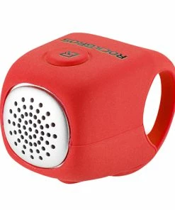 ROCKBROS Electric Cycling Bell 90 DB Horn Rainproof Bicycle Handlebar Silica Gel Shell Ring Bike Bell - Red