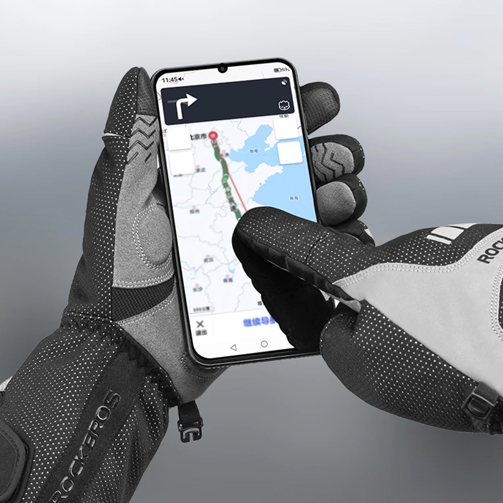 ROCKBROS Bicycles Bikes Motorcycle Gloves Waterproof Heated Thermal Heated Gloves Touch Screen Battery Powered Three Gears Adjustment Anti-Slip Cycling Skiing Climbing Gloves Winter Heating Gloves - M ROCKBROS Bicycles Bikes Motorcycle Gloves Waterproof Heated Thermal Heated Gloves Touch Screen Battery Powered Three Gears Adjustment Anti-Slip Cycling Skiing Climbing Gloves Winter Heating Gloves - M -rockbros-shop ROCKBROS Motorcycle Gloves Waterproof Heated Thermal M 518178 4