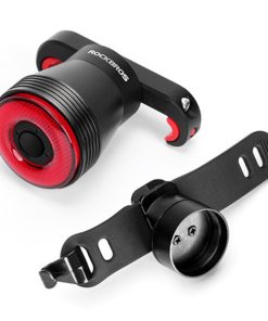 ROCKBROS Q5 Bike Light Smart Sensor LED Light IPX6 Waterproof 4 Flash Modes Taillight - Double Bracket