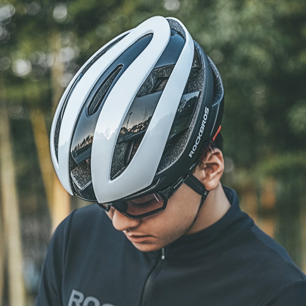 ROCKBROS RB-01 Cycling Helmet Ultralight Road Bike Helmet MTB Scooter Helmet Caps - Black M ROCKBROS RB-01 Cycling Helmet Ultralight Road Bike Helmet MTB Scooter Helmet Caps - Black M -rockbros-shop ROCKBROS RB 01 Cycling Helmet Black M 518656 3