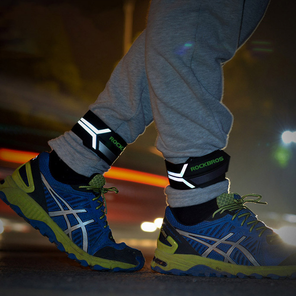 ROCKBROS Reflective Pant Band for Night Running, Cycling, Walking, Adjustable Elastic Safety Gear for Runner - Colorful ROCKBROS Reflective Pant Band For Night Running, Cycling, Walking, Adjustable Elastic Safety Gear For Runner - Colorful -rockbros-shop ROCKBROS Reflective Pant Band for Night Running Cycling Colorful 518542 2