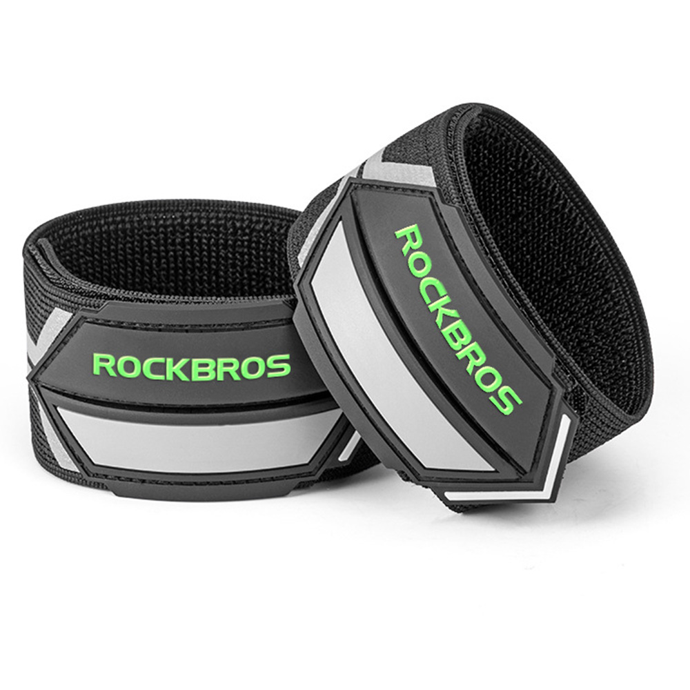 ROCKBROS Reflective Pant Band for Night Running, Cycling, Walking, Adjustable Elastic Safety Gear for Runner - Silver ROCKBROS Reflective Pant Band For Night Running, Cycling, Walking, Adjustable Elastic Safety Gear For Runner - Silver -rockbros-shop ROCKBROS Reflective Pant Band for Night Running Cycling Silver 518543 1