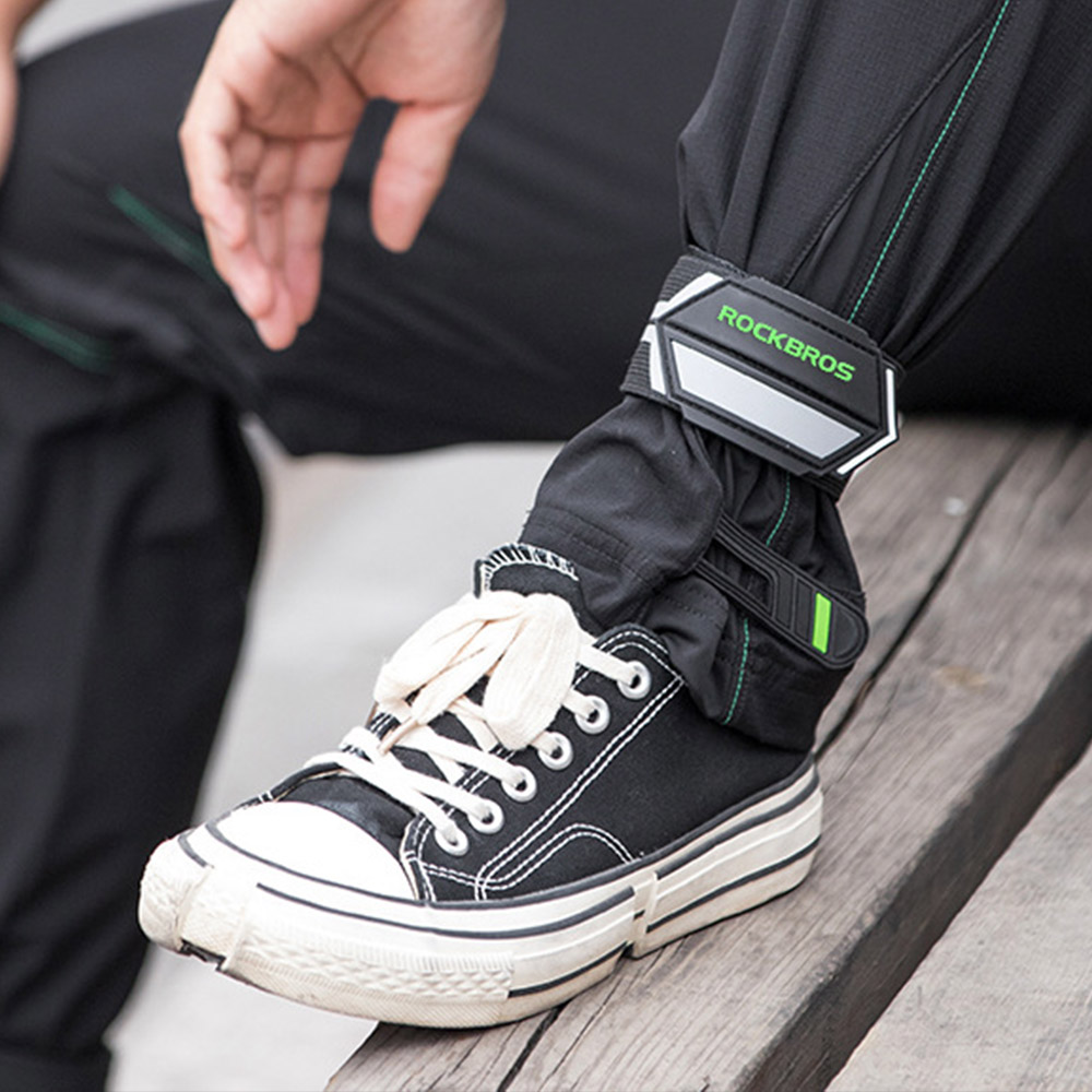 ROCKBROS Reflective Pant Band for Night Running, Cycling, Walking, Adjustable Elastic Safety Gear for Runner - Silver ROCKBROS Reflective Pant Band For Night Running, Cycling, Walking, Adjustable Elastic Safety Gear For Runner - Silver -rockbros-shop ROCKBROS Reflective Pant Band for Night Running Cycling Silver 518543 4